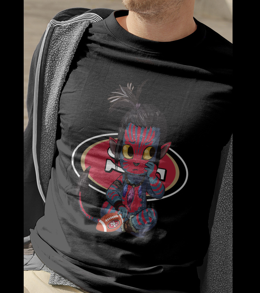 Avatar Meets 49ers NFL Team Football Crossover T-Shirt