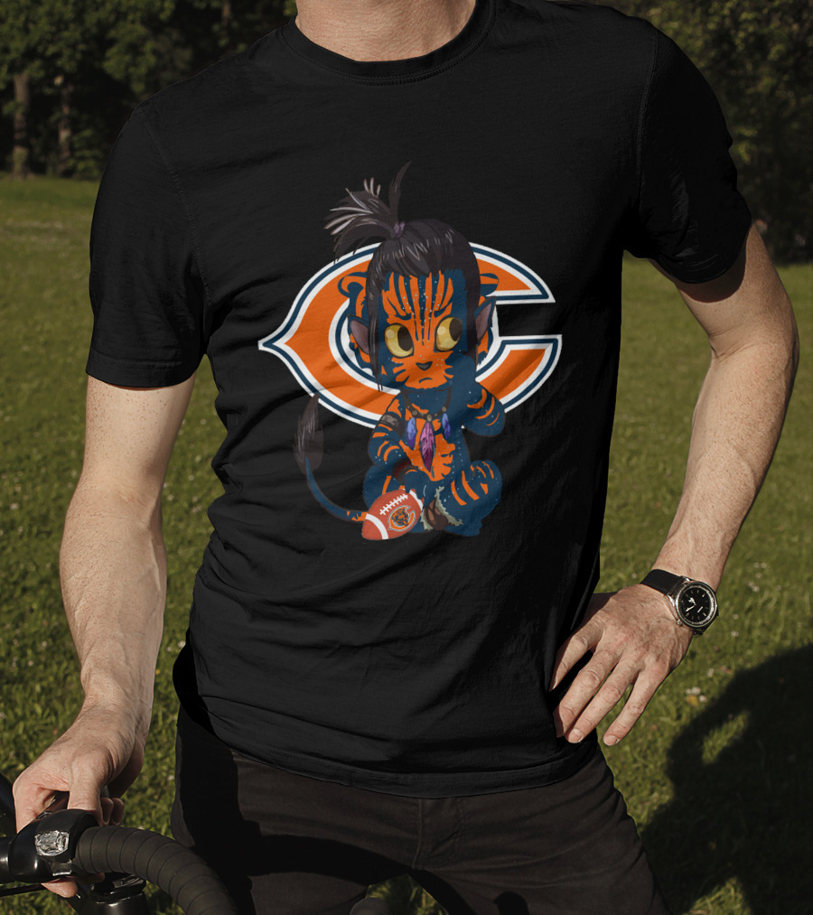 Chicago Bears Na'vi Character Football Avatar Bears T-Shirt