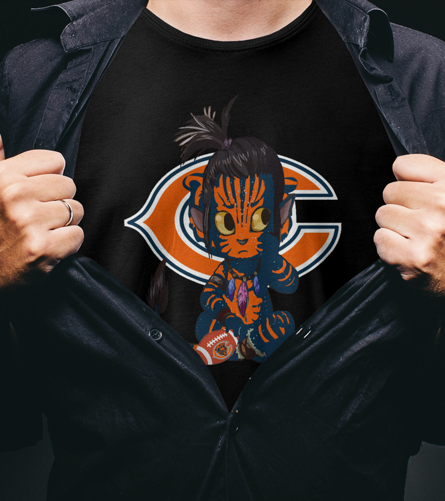 Chicago Bears Na'vi Character Football Avatar Bears T-Shirt