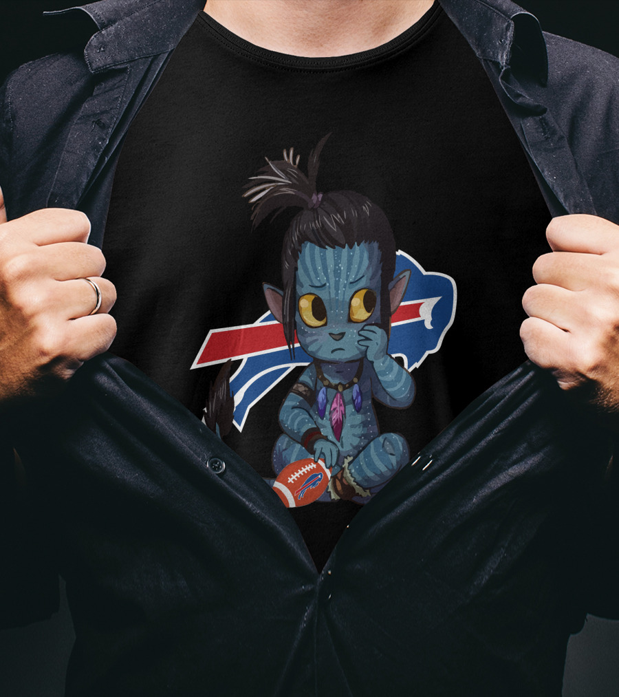 Avatar Bills Na'vi Football Buffalo Team Character Crossover T-Shirt