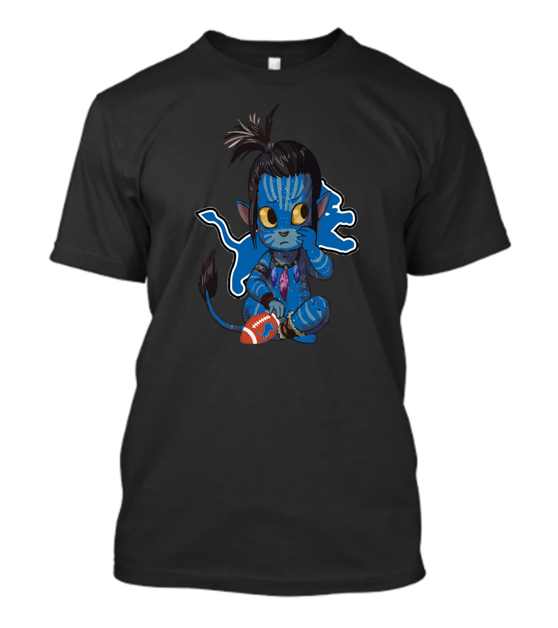 Avatar Lions Football Kid Fantasy Mashup T-Shirt
