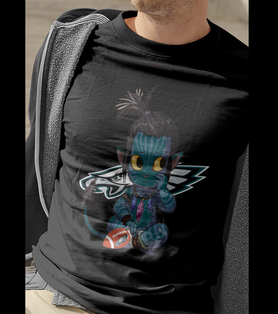 Philadelphia Eagles Avatar Na'vi Crossover Football Fan T-Shirt