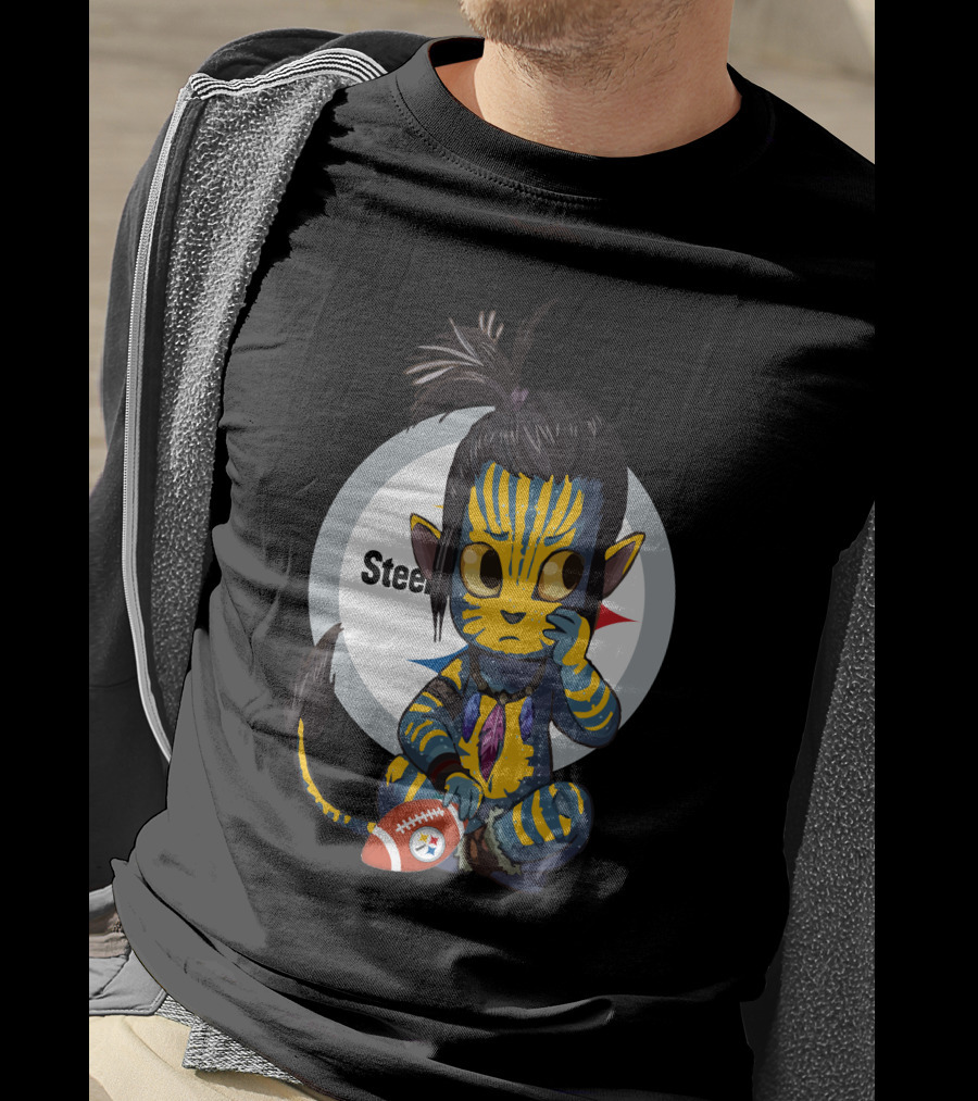 Avatar Steelers Football Crossover Character T-Shirt