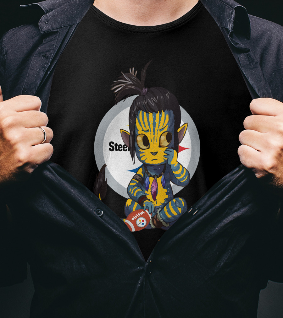Avatar Steelers Football Crossover Character T-Shirt