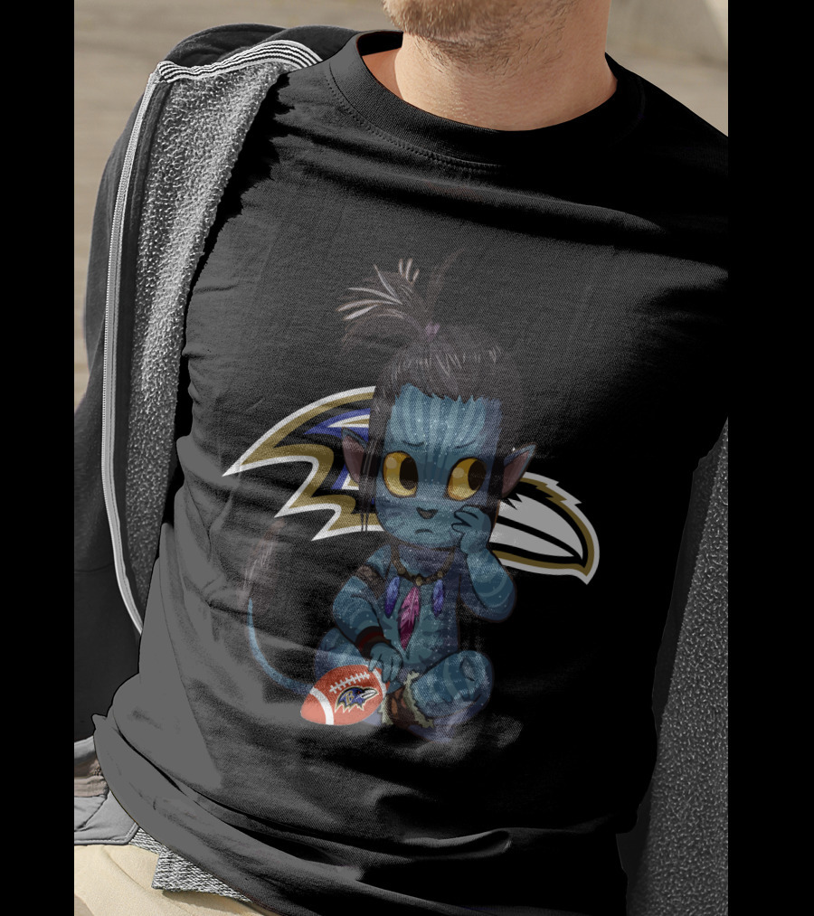 Avatar Ravens Football Character T-Shirt