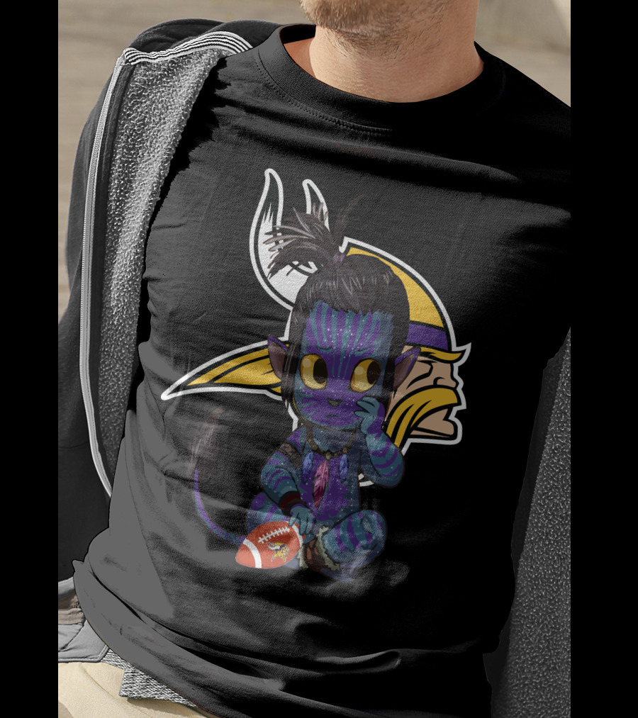 Avatar Vikings NFL Football Fusion T-Shirt