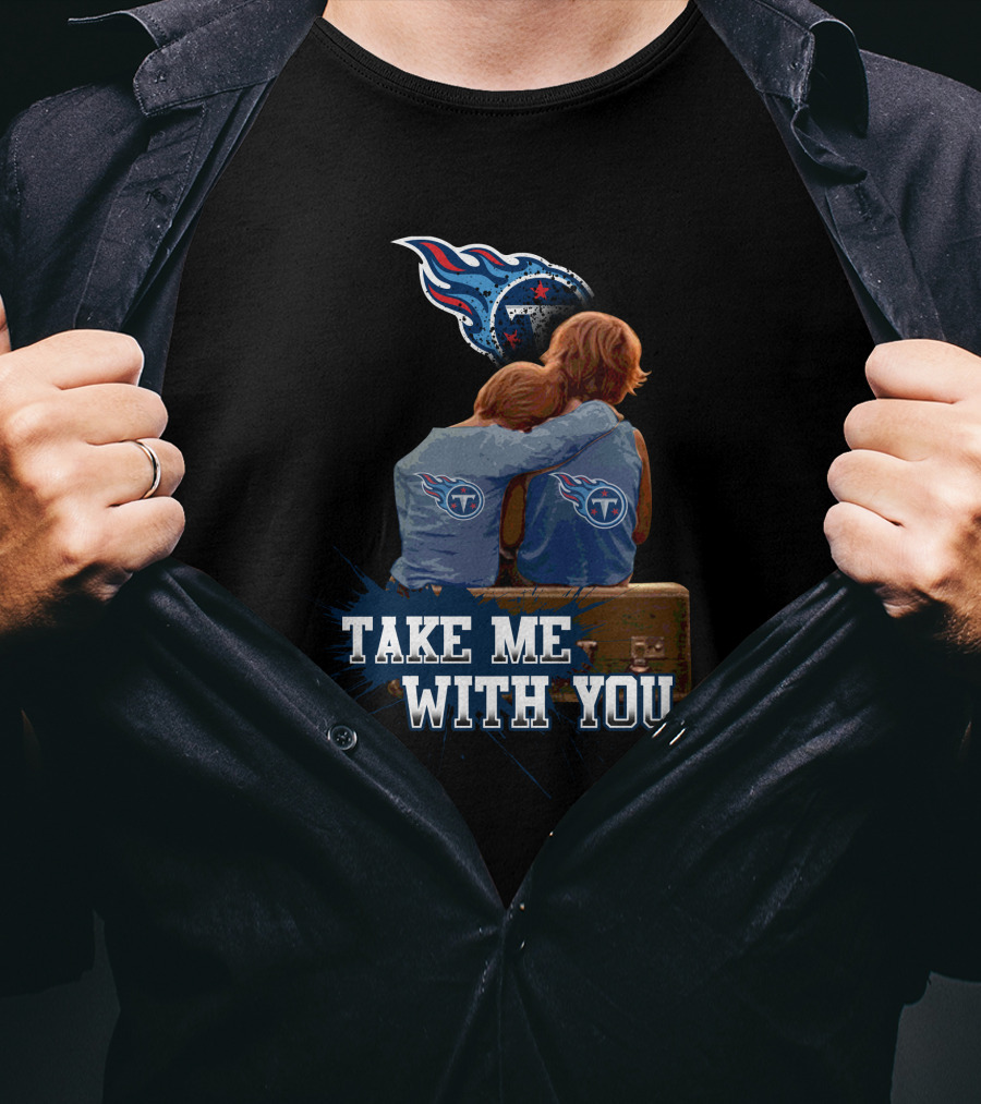 Titans Take Me With You Back-To-Back Embrace T-Shirt