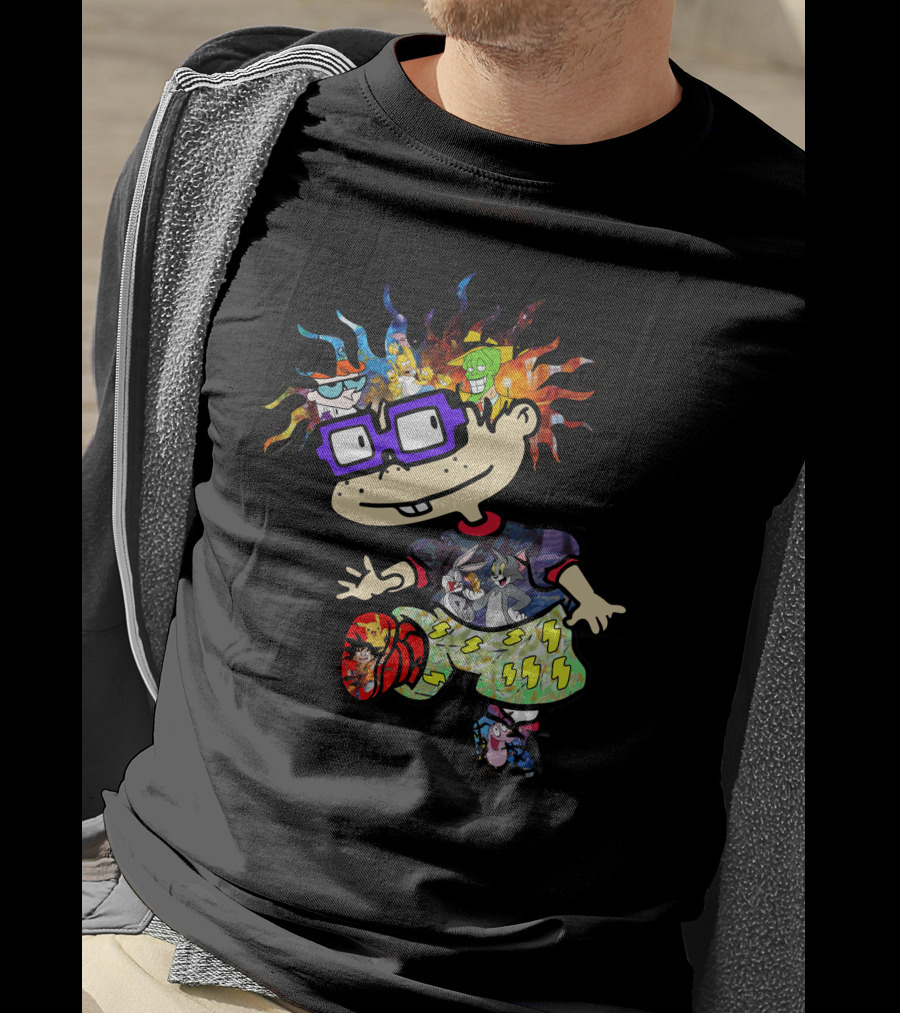 Rugrats Chuckie Galaxy Characters Fusion T-Shirt