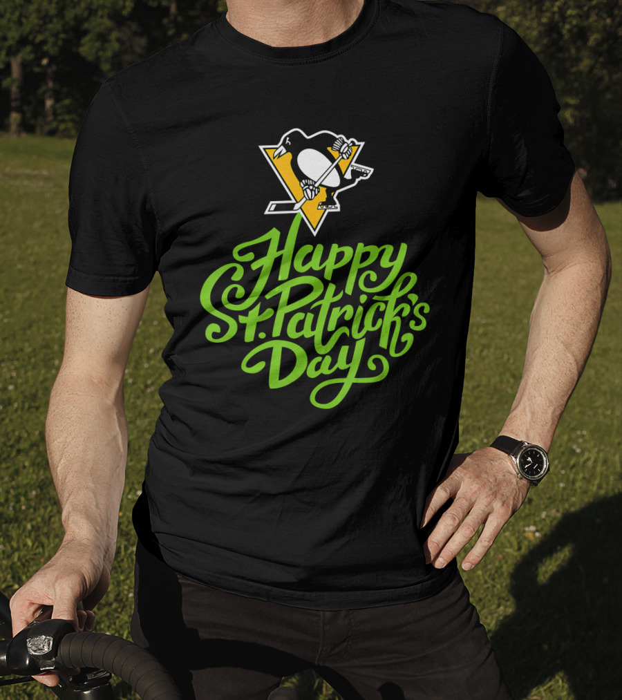 Happy St. Patrick's Day Pittsburgh Penguins T-Shirt