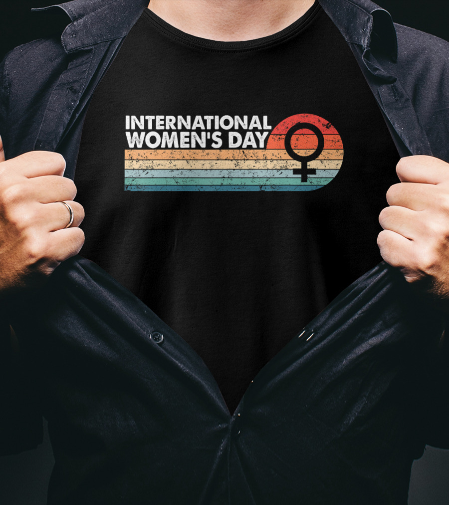 International Women's Day Retro T-Shirt