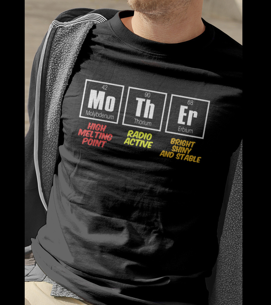 Mo Th Er Molybdenum Thorium Erbium High Melting Point Radioactive Bright Shiny And Stable T-Shirt