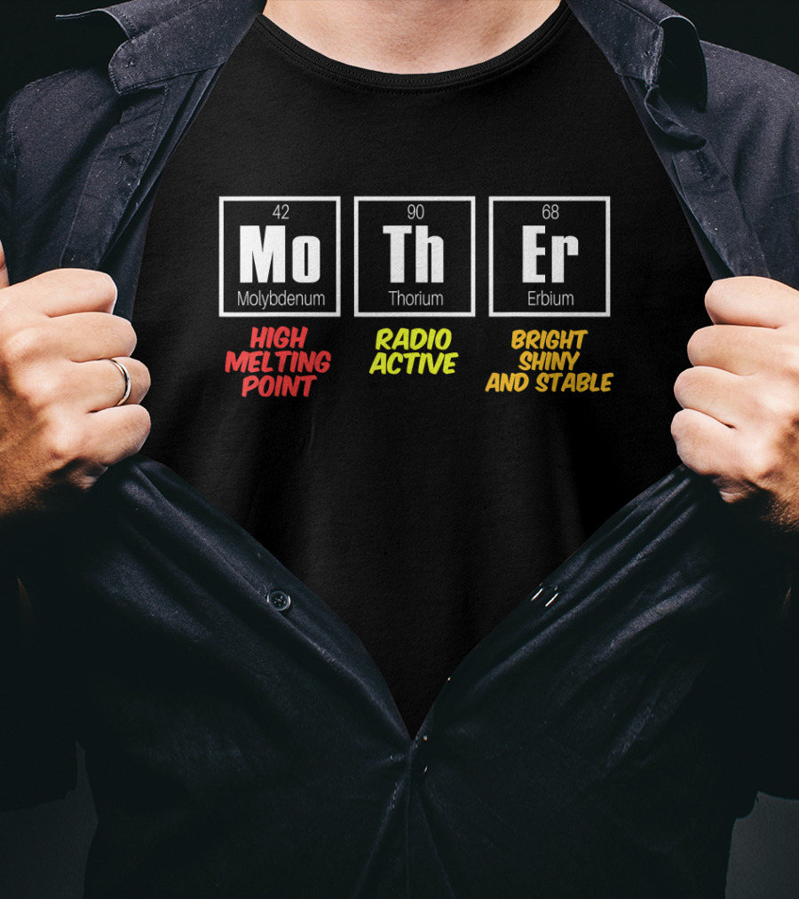 Mo Th Er Molybdenum Thorium Erbium High Melting Point Radioactive Bright Shiny And Stable T-Shirt