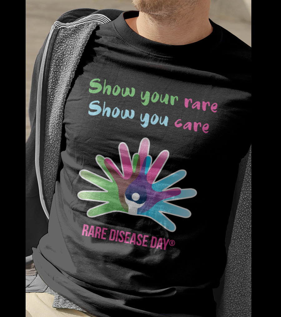 Show Your Rare Show You Care Rare Disease Day Awareness T-Shirt