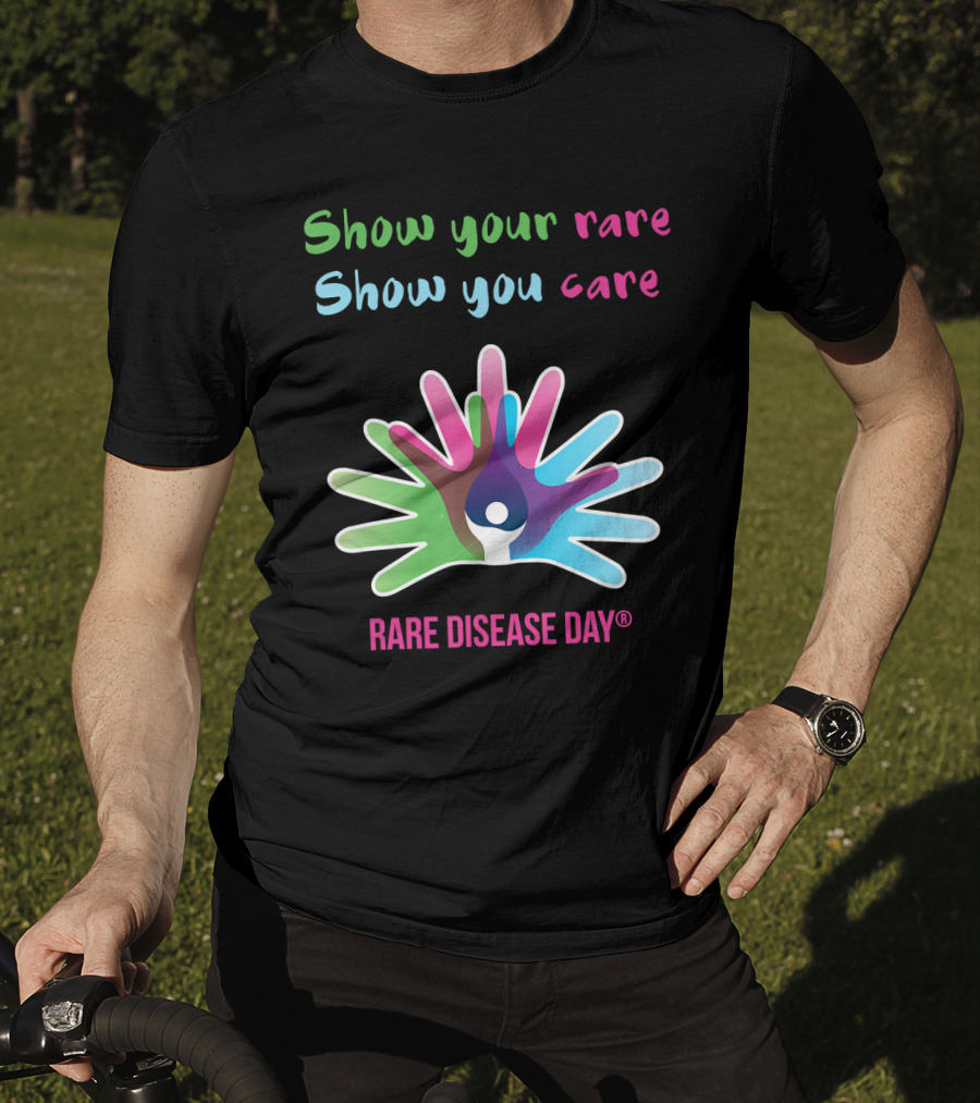 Show Your Rare Show You Care Rare Disease Day Awareness T-Shirt