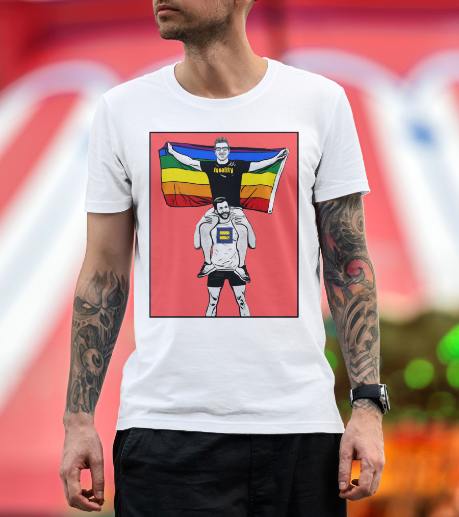 Equality Pride Flag Human Rights Campaign T-Shirt