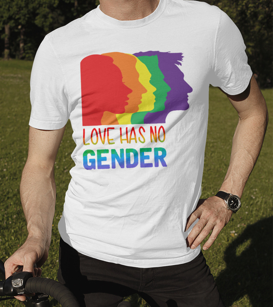 LOVE HAS NO GENDER Unconditional Love Multicolor T-Shirt
