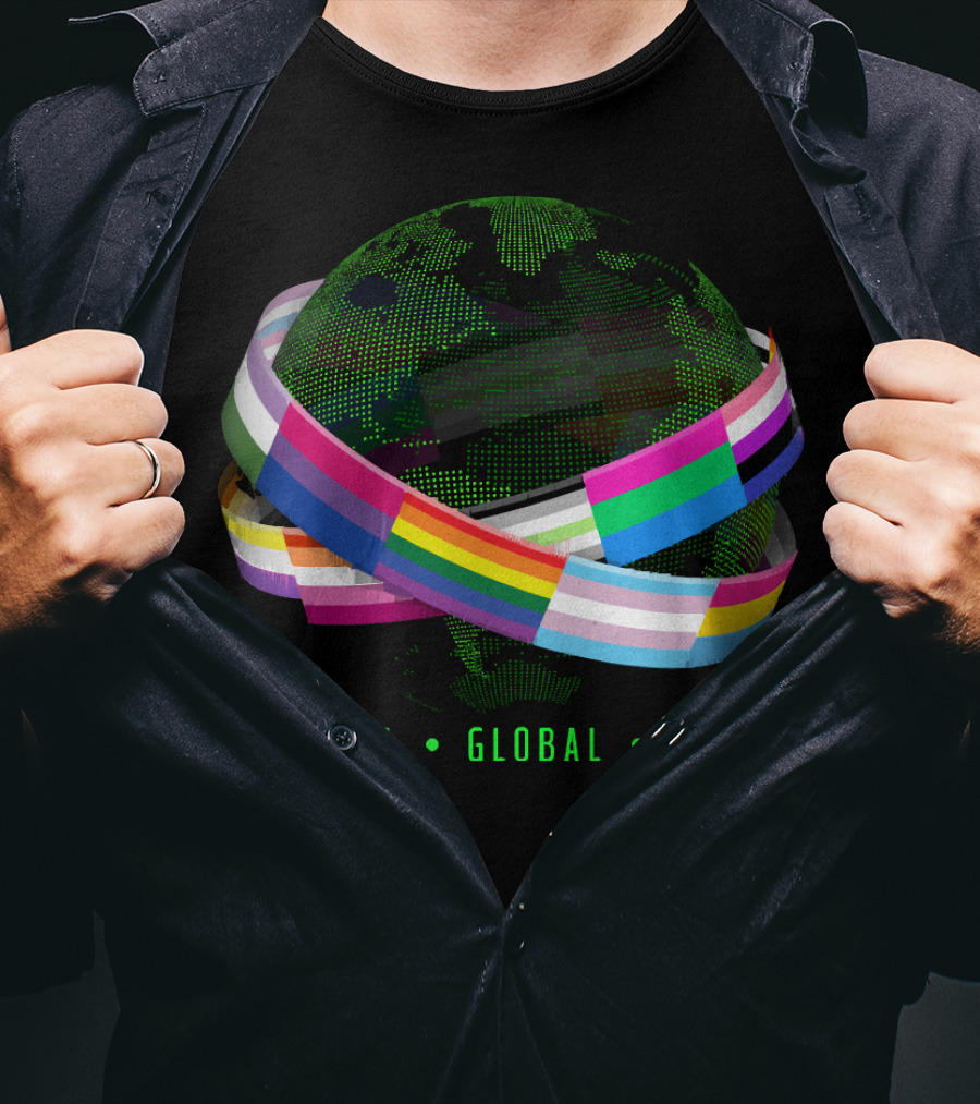 Virtual Global Pride Embracing Diversity Around The World T-Shirt