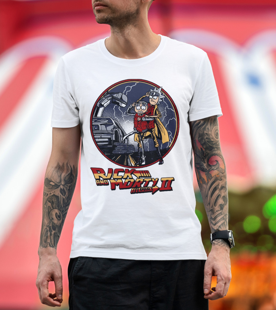 Rick and Morty Part II Back to the Future T-Shirt