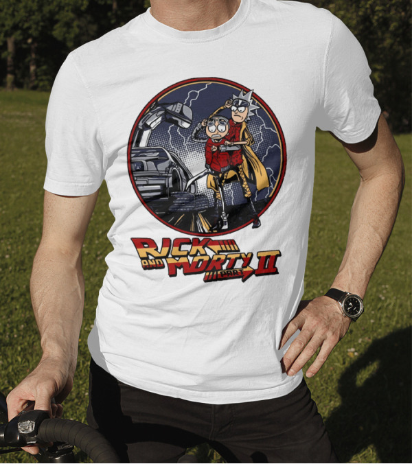 Rick And Morty Part II Back To The Future T-Shirt