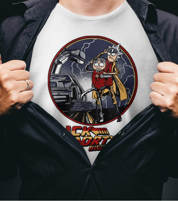 Rick And Morty Part II Back To The Future T-Shirt