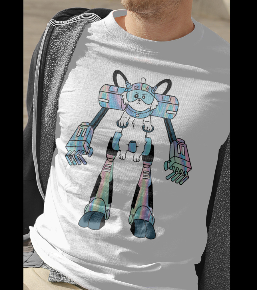 Rick And Morty Cybernetic Dog Mech Snuffles T-Shirt
