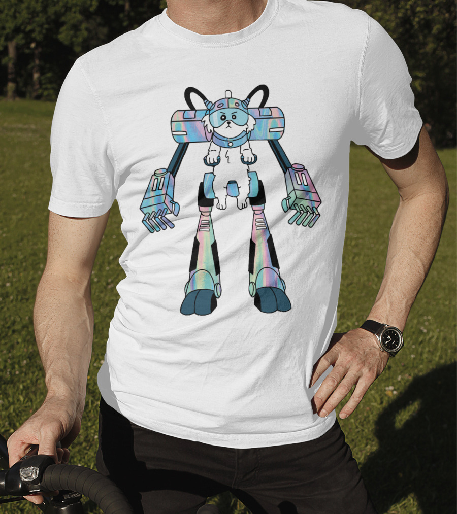 Rick And Morty Cybernetic Dog Mech Snuffles T-Shirt