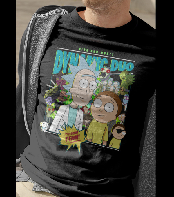 Rick And Morty Dynamic Duo The Great Team T-Shirt