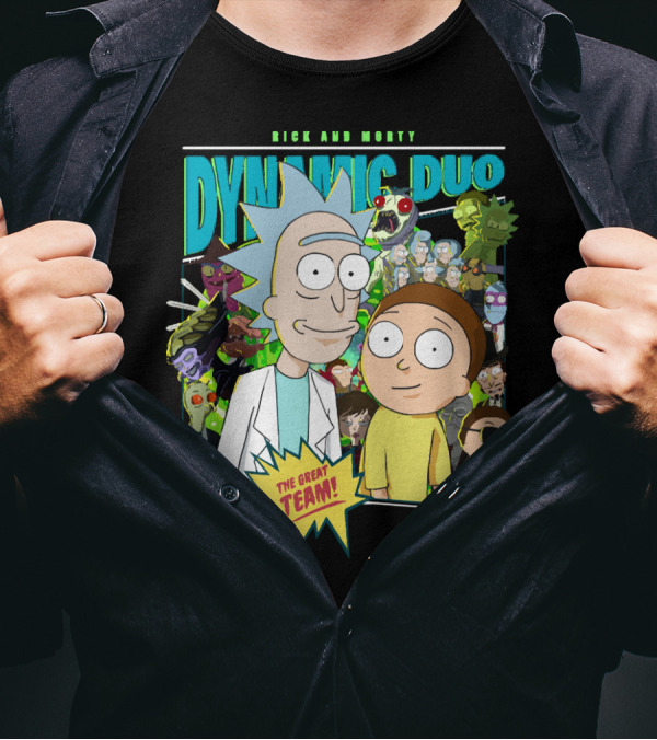 Rick And Morty Dynamic Duo The Great Team T-Shirt