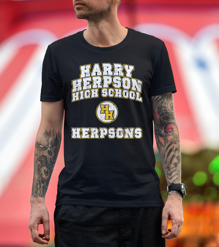 Harry Herpson High School Herpsons HH T-Shirt