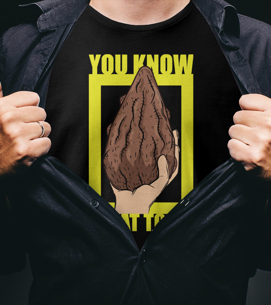 Morty Mega Seeds You Know What To Do Hand Holding Brown Seed T-Shirt