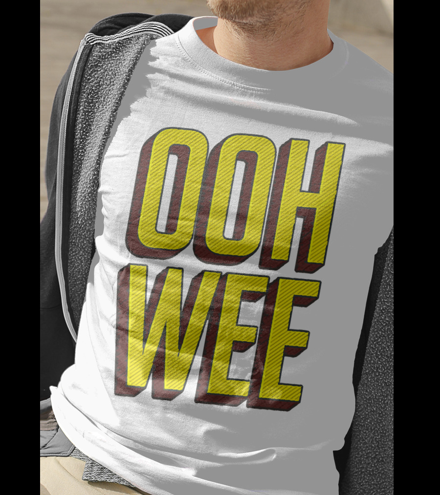 OOH WEE Mr. Poopy Butthole Bold Yellow Comic T-Shirt