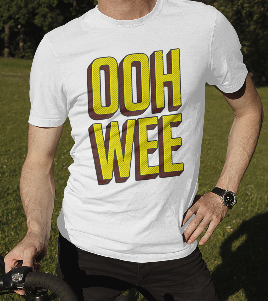 OOH WEE Mr. Poopy Butthole Bold Yellow Comic T-Shirt