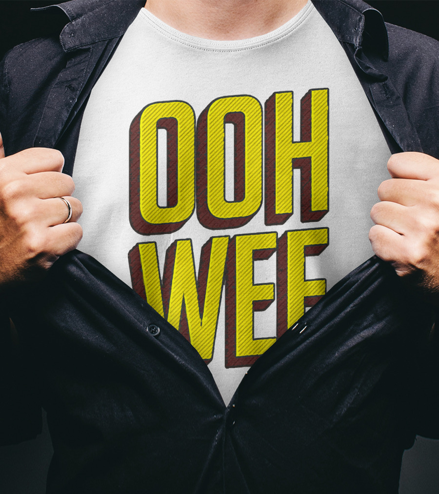 OOH WEE Mr. Poopy Butthole Bold Yellow Comic T-Shirt