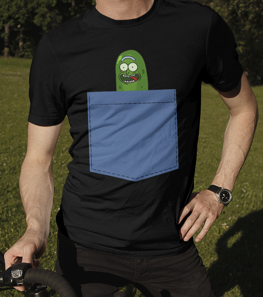 Pickle Rick Pocket Adventure T-Shirt