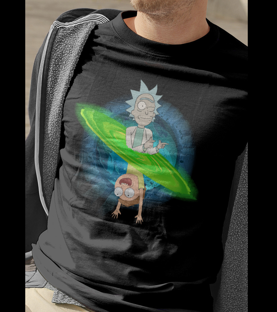 Rick Morty Portal Adventure T-Shirt