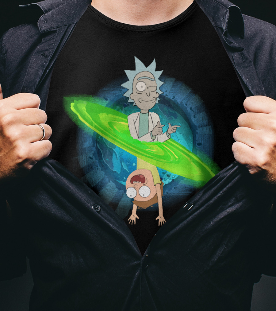 Rick Morty Portal Adventure T-Shirt