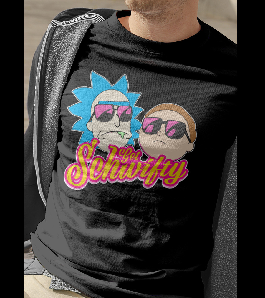 Rick And Morty Get Schwifty Sunglasses Edition T-Shirt