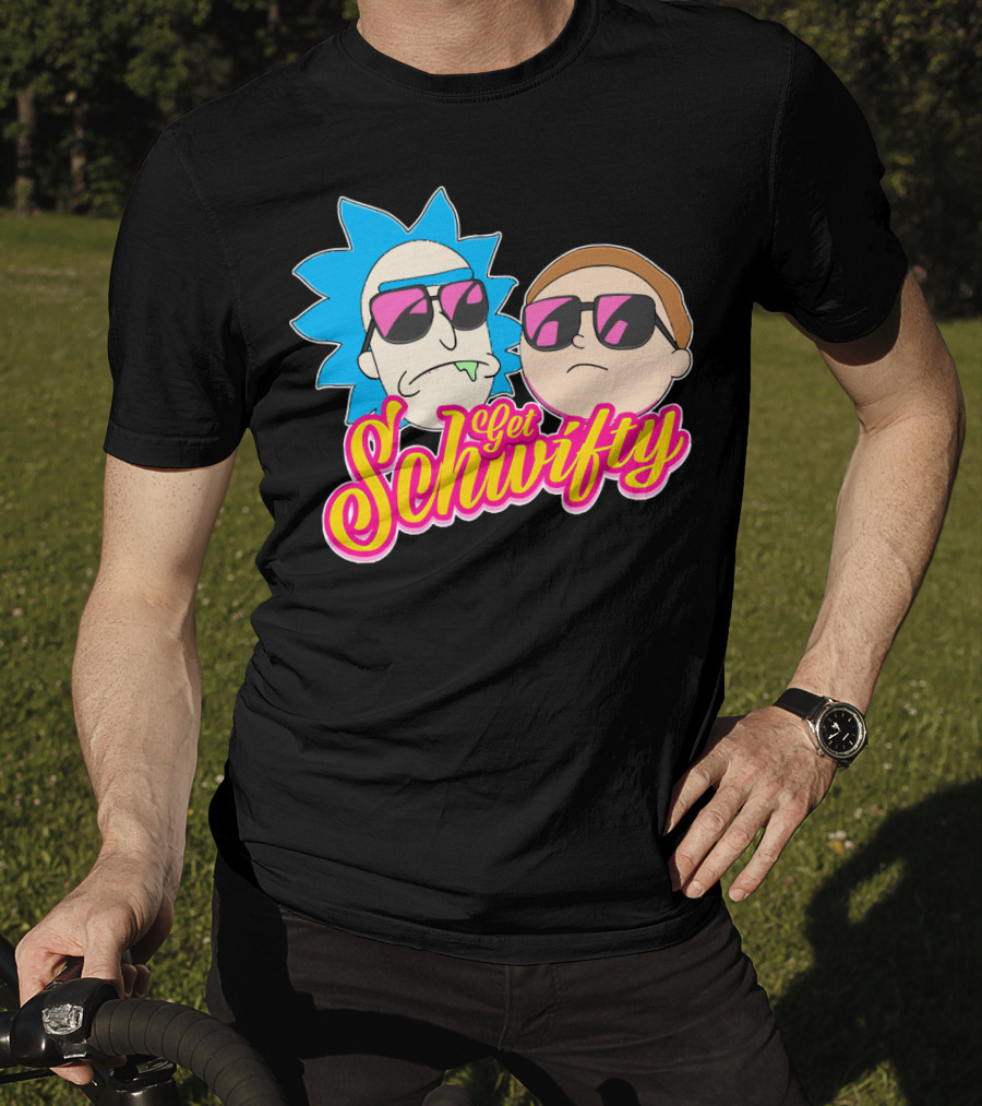 Rick And Morty Get Schwifty Sunglasses Edition T-Shirt