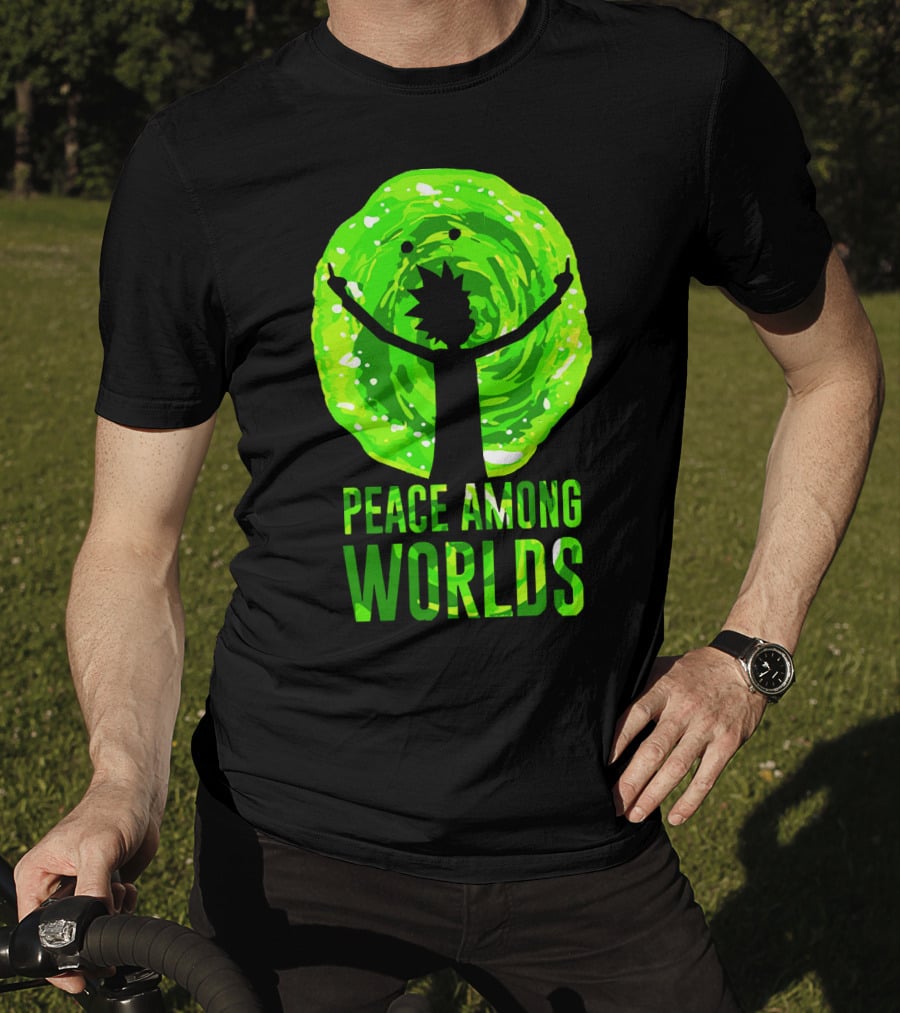 Rick And Morty Peace Among Worlds Portal T-Shirt