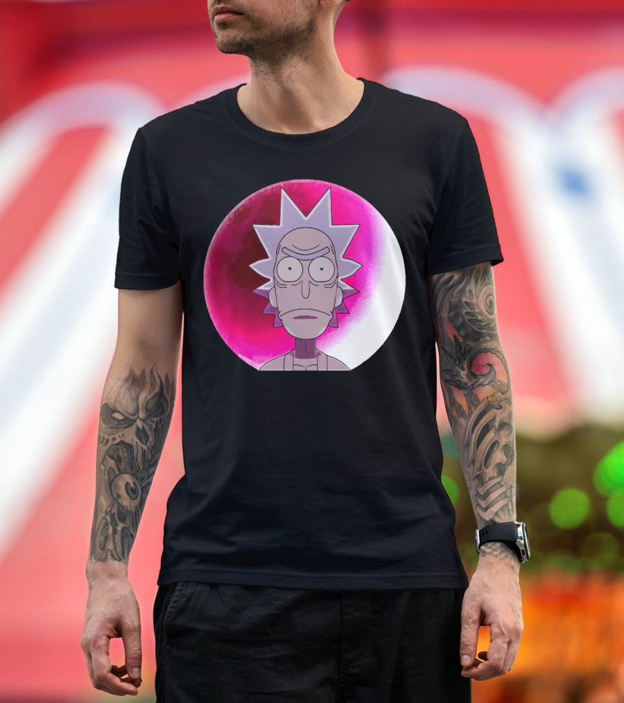 Samurai Rick Anime Crossover Style Expression T-Shirt