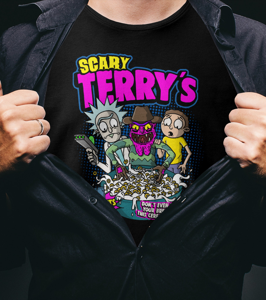 Scary Terry's Free Pants Inside Cereal Don't Even Trip About Your Breakfast Dawg This Cereal Is On Us Fool T-Shirt