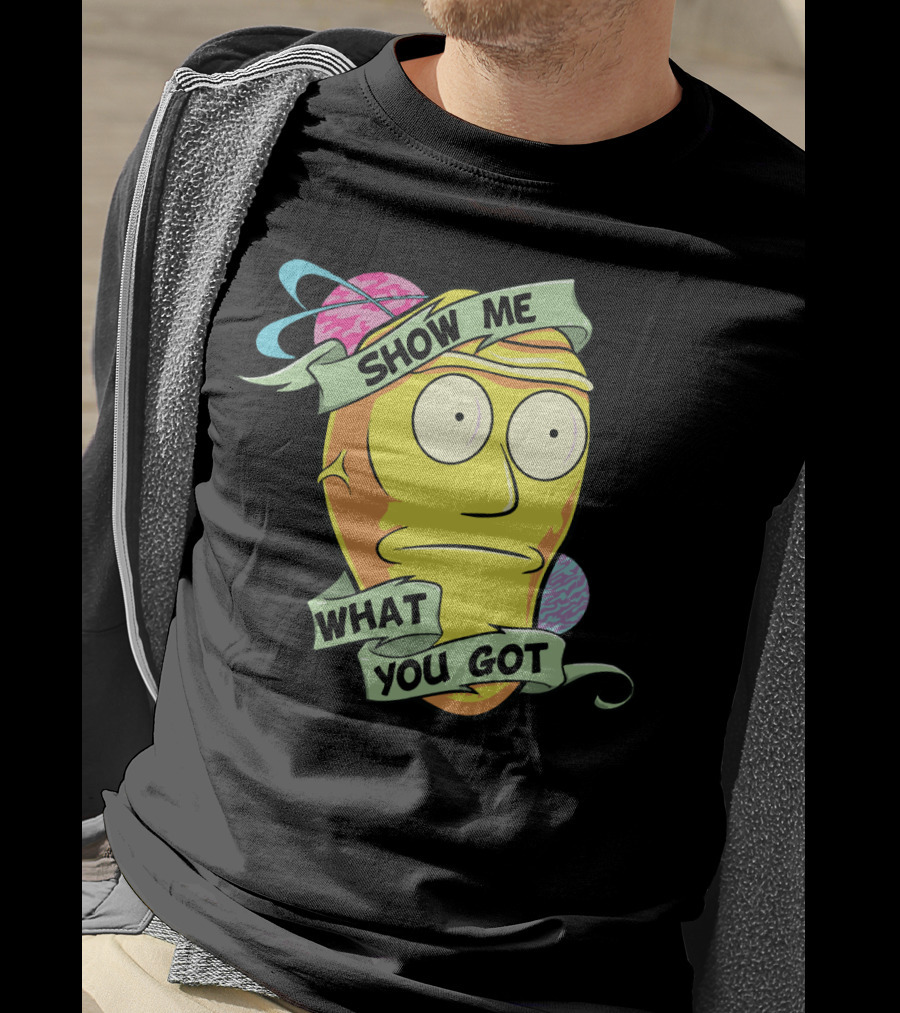 Show Me What You Got Head With Planets T-Shirt