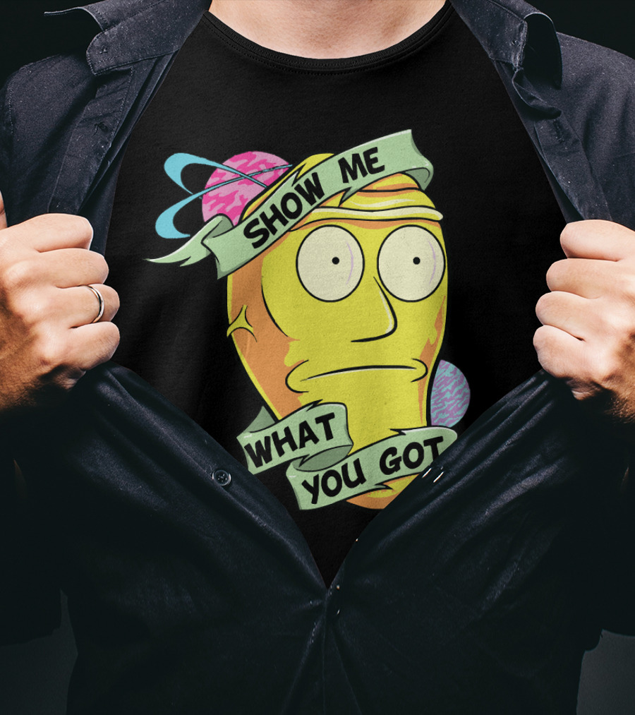 Show Me What You Got Head With Planets T-Shirt