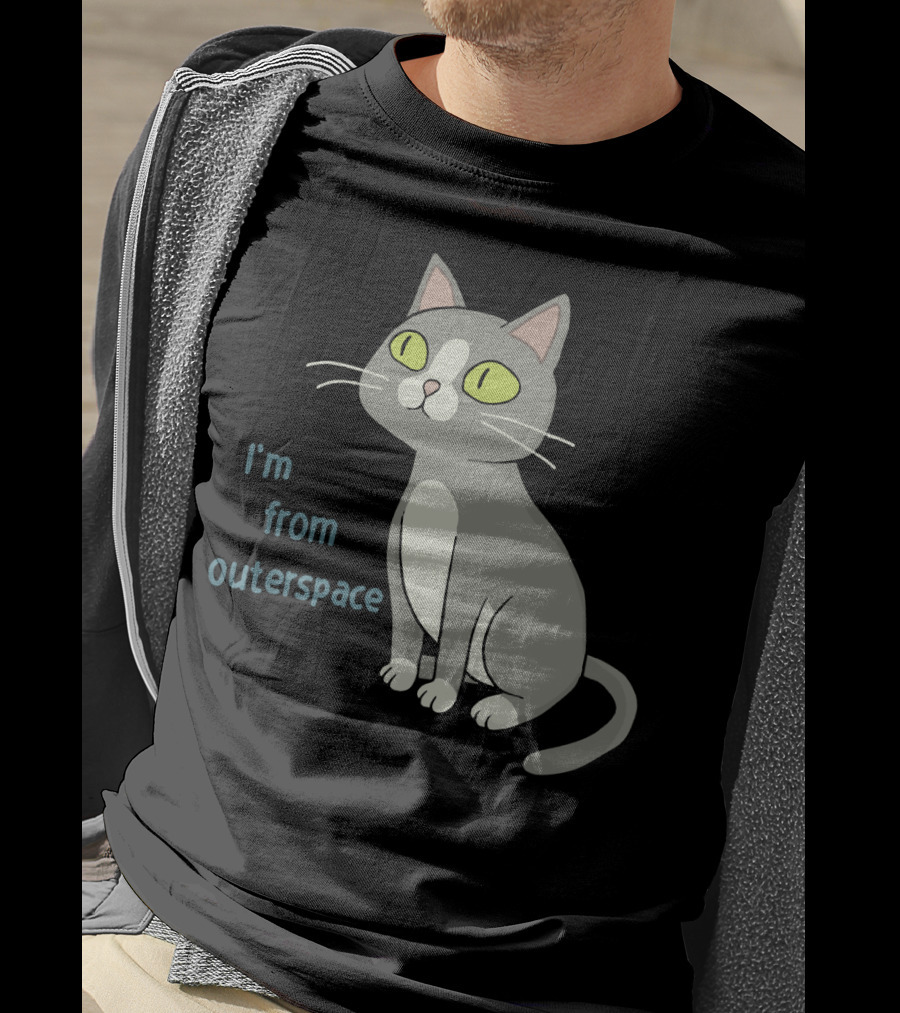 I'm From Outerspace Cat Rick And Morty T-Shirt