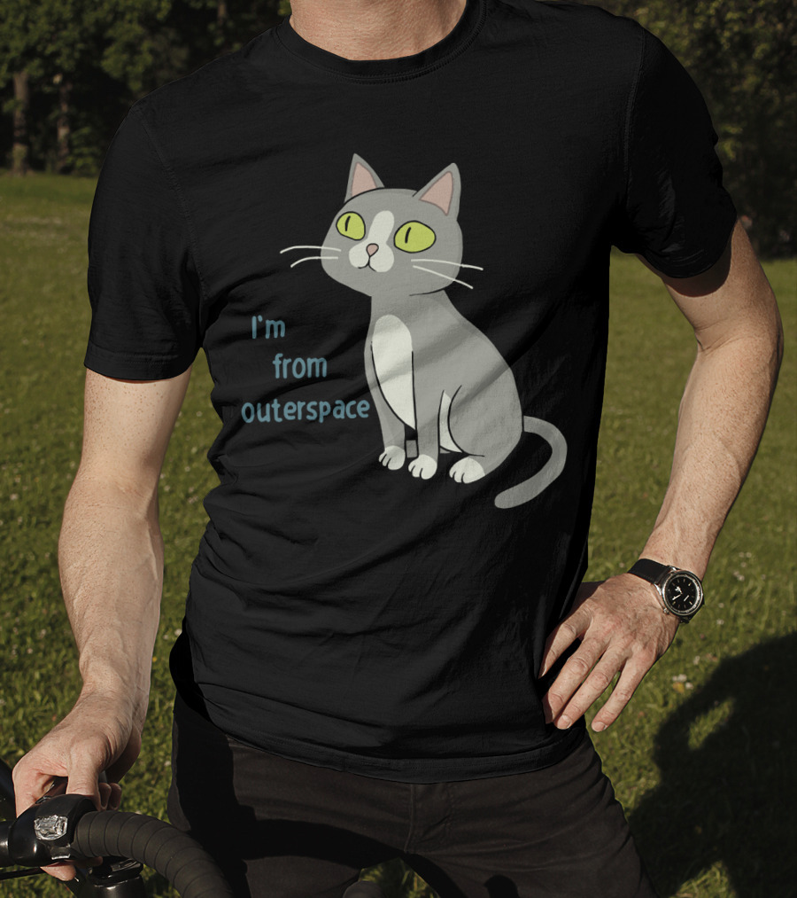 I'm From Outerspace Cat Rick And Morty T-Shirt