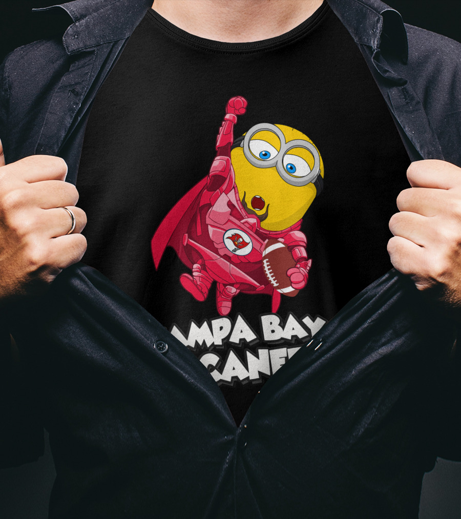 Tampa Bay Buccaneers Minion Football Crossover T-Shirt