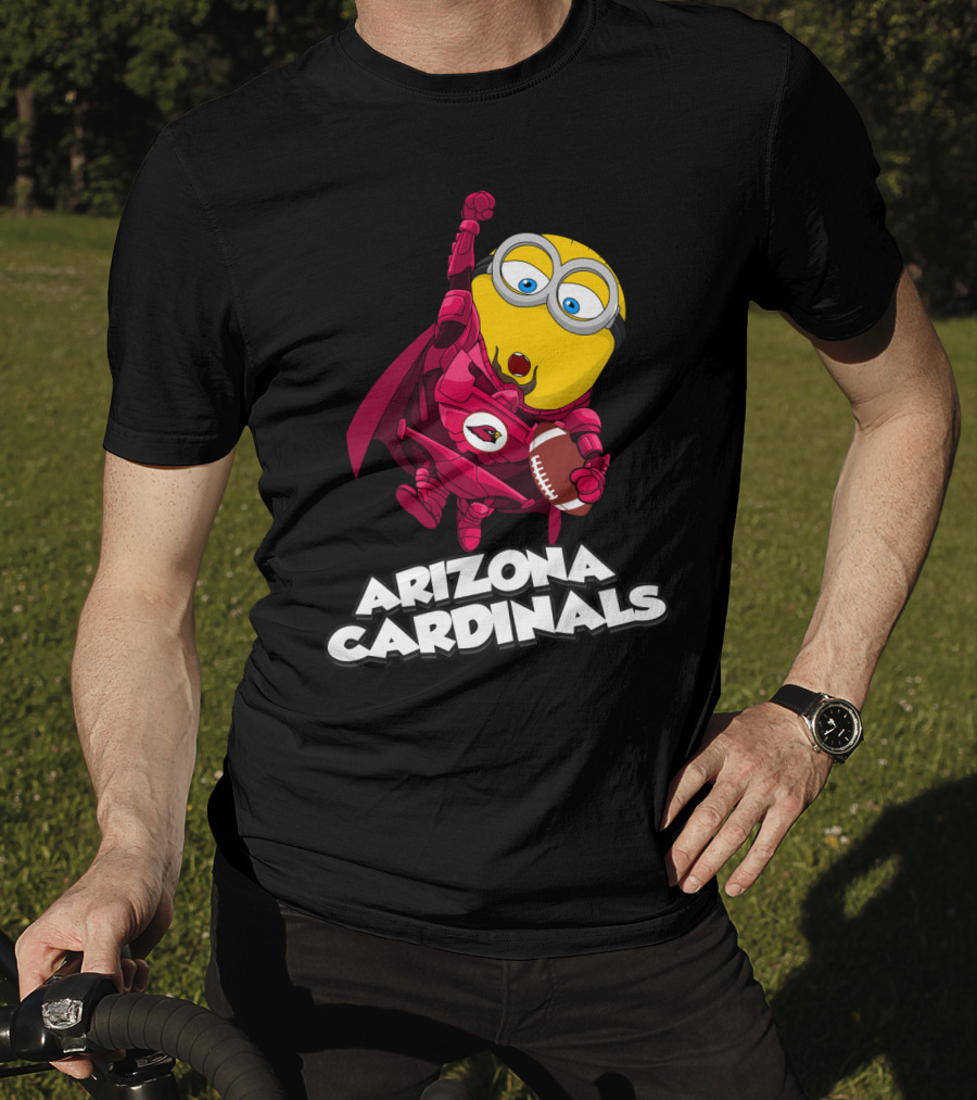 Arizona Cardinals Minion Football Hero T-Shirt