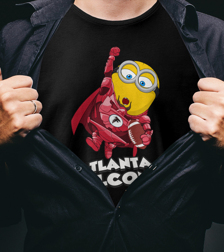 Atlanta Falcons Minion Football T-Shirt