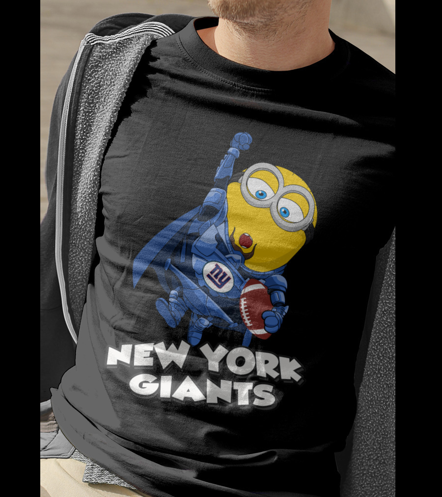 New York Giants Minion Football Superhero T-Shirt