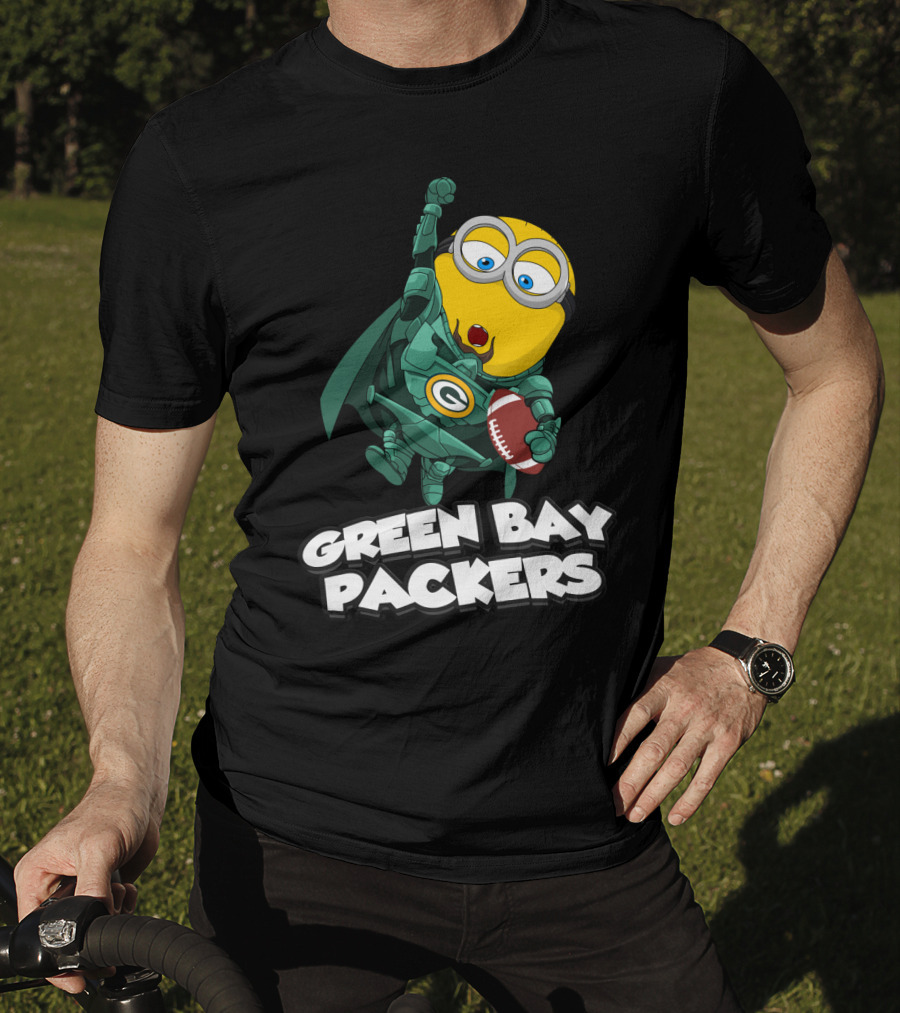 Green Bay Packers Minion Football Crossover T-Shirt